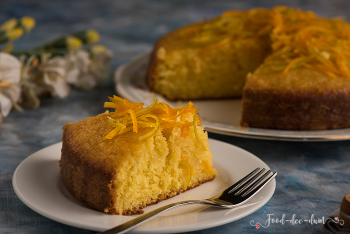 Lemon Almond Syrup Cake / Dessert Cake/Snazzy Cuisine